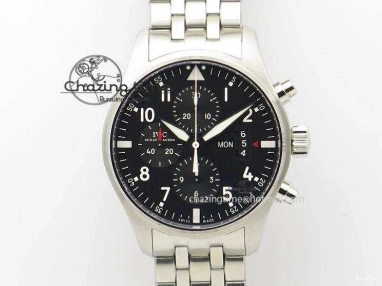 MIROTIME 0502 Portuguese Chrono IW3716 Z+F 1:1 Best Edition White Dial on Gray Rubber Strap A WrinkleFree 7014